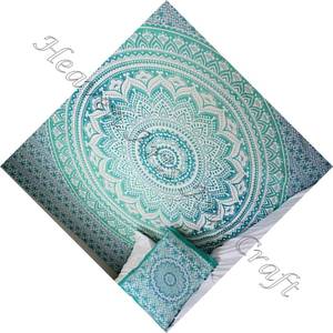 Tapisserie en coton indien bohème fait à la main tenture murale Mandala dortoir tenture murale personnalisé imprimé tapisserie d'art mural - Product Image 6