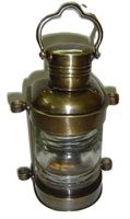 Lampe de mineur en laiton massif, lanterne suspendue de bateau marin faite à la main, lampes de finition Antique, lanterne de bateau fini nautique Antique en laiton