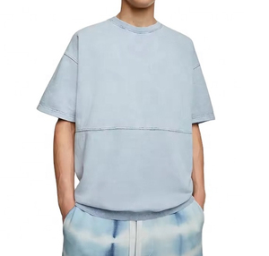 เสื้อยืดผู้ชายพิมพ์ลายแบบย้อนยุคทรงเอเวอร์วีเวตทรงโอเวอร์ไซส์ลายกราฟฟิกแบบย้อนยุค - Product Image 1