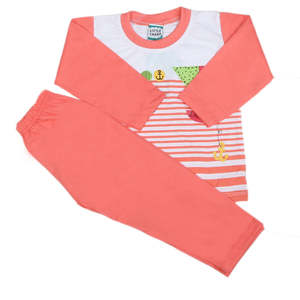 ชุดสูทเด็กชายแขนยาว 2 ชิ้น - สีชมพู - Product Image 4