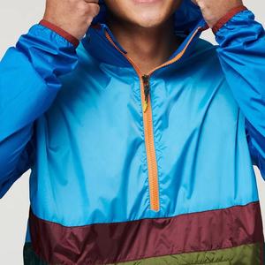 2024 vestes coupe-vent à capuche demi-fermeture éclair pour hommes de haute qualité imperméable et grande taille manches courtes Design personnalisé - Product Image 5