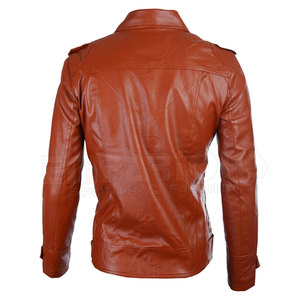 Top Selling <b>Men</b> Winter Sheep <b>Leather</b> <b>Jacket</b> Pakistan Best Quality <b>Men</b> <b>Leather</b> <b>Jackets</b> - Product Image 4