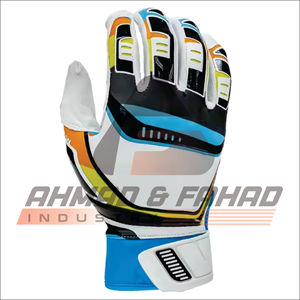 Gants de frappeur de baseball en cuir de mouton personnalisés Gants de frappeur professionnels Gants de frappe pour jeunes avec logo personnalisé avec service OEM - Product Image 2
