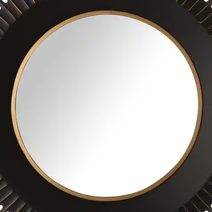 Direct Factory Price Modern <b>Gold</b> Metal Wall <b>Mirror</b> with Beaded Detailing Reasonably Priced Decorative Wall <b>Mirror</b> for Sale - Product Image 5