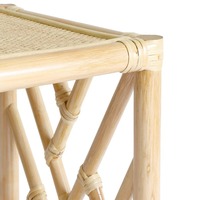 Table console carrée en rotin de nouvelle conception pour le bureau à domicile et l'extérieur durable et élégant-pour la décoration de la chambre et le vase à fleurs