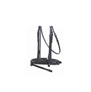 Bridon de cheval en cuir noir de qualité supérieure, vente chaude, accessoires d'équitation de qualité supérieure, vente en gros, fabricants indiens - Product Image 2