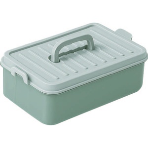 Boîte de rangement pliable multifonction en plastique PP avec couvercle, rectangulaire, pour bijoux, épices, aliments, organisateur pour cuisine, maison, bureau, placard - Product Image 1