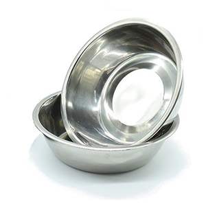 Bol de service en acier inoxydable pour servir des repas traditionnels thali avec assiettes et gobelets en acier inoxydable assortis - Product Image 1