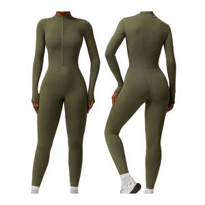 2025 Women <b>Bodysuit</b> Sports One Piece Jumpsuits Custom Gym Wear Backless Design Summer Breathable Casual Solid Embroidery Workout - Product Image 2