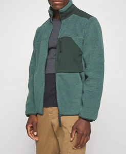 Nuevo diseño personalizado Sherpa Polar Fleece Winter Stand Collar Varsity Jacket para mujeres y hombres - Product Image 6