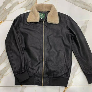 Veste d'hiver en cuir de qualité supérieure pour hommes 2024 Style chaud avec peau de vache originale 100% directement du fabricant - Product Image 1