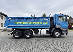 Camion benne d'occasion Mercedes-Benz Axor 2840 6x4 Diesel 2013, capacité 40T, pour transport de boues de construction urbaine - Product Image 3