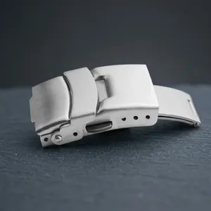 Unisex Luxury B01 Stainless Steel <b>Watch</b> Buckle 20mm Durable Metal Strap Clasp for Wristwatch Band Replacement <b>Watch</b> Part - Product Image 1