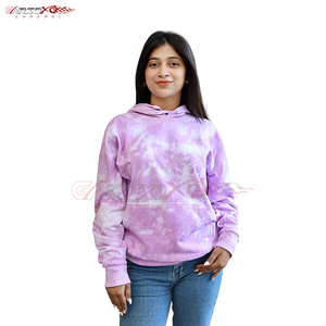 Breathable Fabric Womens <b>Hoodie</b> With Bold <b>Tie</b> <b>Dye</b> Print And Slim Cut For Active Use Lightweight <b>Tie</b> <b>Dye</b> <b>Hoodie</b> - Product Image 1