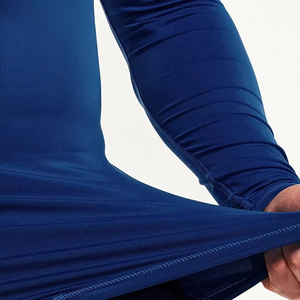 <b>Men</b> Gym Compression Under <b>Base</b> <b>Layer</b> Tops Long Sleeve Quick Dry Sports Custom <b>Mens</b> Gym Long Sleeve Blank Compression Shirts 2025 - Product Image 2