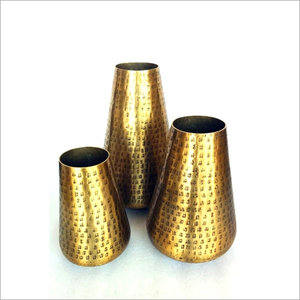 Florero de Metal decorativo para mesa superior, florero elegante para decoración de boda, oficina, escritorio, accesorios de decoración del hogar - Product Image 1