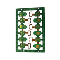 ENIG Pcb Flex kaku pemasok sirkuit cetak elektronik kustom HASL jari emas