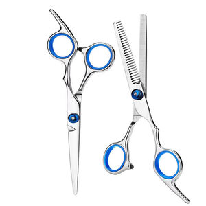 ชุดช่างตัดผมมืออาชีพกรรไกรตัดผมเหล็กแบบบางสำหรับร้านเสริมสวยตัดผมใบมีดคมสำหรับจัดแต่งทรงผม - Product Image 2