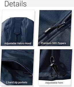 Veste polaire tricotée à capuche respirante pour femme pour toutes les saisons pour un confort tout au long de l'année - Product Image 5