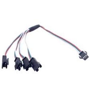 Harnes kabel distribusi sinyal & daya pria dan wanita, XT30 (2 + 2) untuk adaptor kawat konektor Multi-ESC FPV - Product Image 1