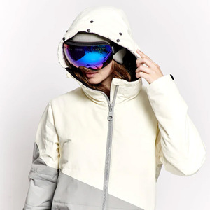 Traje de nieve estampado de Snowboard a prueba de viento de alta resistencia, traje de esquí de una pieza a la moda para hombres y mujeres, accesorio de talla grande con cremallera - Product Image 6