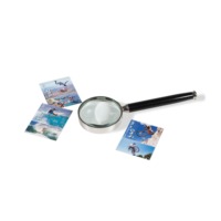 Handmade Portable Reading Optical Magnifier with Light Handheld Handheld Magnifying Glass for Reading