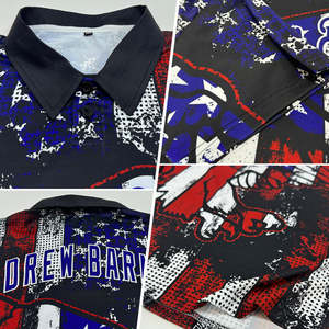 2025 nouveau Style hommes pour Polo doux séchage rapide respirant tissu tricoté motif de Sublimation conception solide - Product Image 2