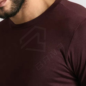 Cómodo hecho a medida de talla grande ropa de calle tela de algodón pesado Transferencia de Calor hombres camisetas - Product Image 6