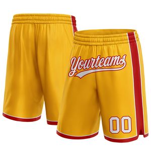 Industrie Direct Engro Sportswear Authentique Short de basket-ball Throwback Confortable Personnalisé Gris Blanc-Noir 100% Polyester Solide - Product Image 4