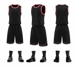 Nouvelle arrivée Combinaison de basket-ball américaine personnalisée de qualité supérieure pour hommes et enfants - Product Image 2