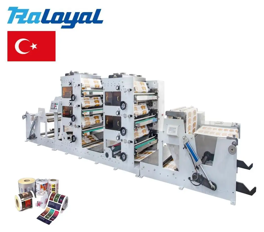 Flexo basın tüp laminat yazıcı kaplama kalıp kesici yapmak için çıkartmalar ve etiketler kağıt bardak damgalama folyo BASKI MAKİNESİ