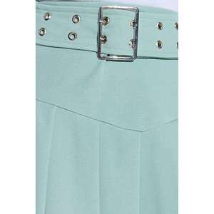 Falda con volantes y cinturón - Product Image 4