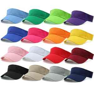 Casual Custom Logo Casual Multi Color Cotton Topless Baseball <b>Cap</b> Spring <b>Summer</b> Sun Protection Sports Visor Hat - Product Image 5