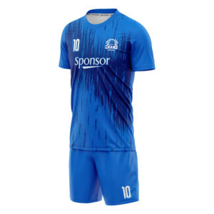 ชุดฝึกฟุตบอลแบบระเหิดชุดเสื้อเจอร์ซีย์และชุดฝึกพิมพ์โลโก้ออกแบบได้ตามต้องการ - Product Image 4