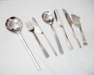 Ensemble de couverts décoratifs tendance, ensemble de couverts haut de gamme, ensemble de couverts en acier inoxydable forgé, nouveau look de designer - Product Image 6