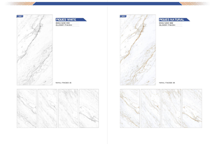 กระเบื้องปูพื้นเซรามิกพอร์ซเลนทันสมัย ขนาด 600x1200 มม. ผิวด้านเคลือบเงา แบบเต็มตัว สำหรับตกแต่งบ้าน - Product Image 5