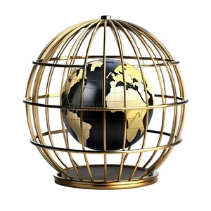 Fresh Armilary Sphere Globe Metal Vajilla Globe Indoor Office Lab & School Designs Globo de metal antiguo Modelo DE LA TIERRA - Product Image 5
