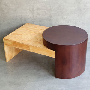 Modern 110x60x50cm Living Room <b>Sofa</b> <b>Table</b> with Movable Feature Combination Design Rubber Wood Material-TT68250 - Product Image 3
