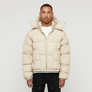 Haute qualité hommes vestes veste pour hommes hiver chaud à capuche rembourré vers le bas manteau Logo personnalisé court bulle doudoune veste vêtements de mode - Product Image 2