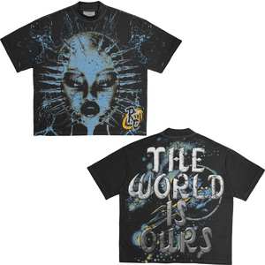 Camiseta de Cuello Redondo para Hombre, 100% Algodón, Sólida, Transpirable, Anti-Pilling, para Verano y Otoño, Disponible en Varios Colores - Product Image 1