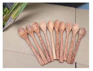 Cuchara de madera impresa personalizada Natural ecológica vende cuchara de madera de calidad totalmente natural de Vietnam - Product Image 2