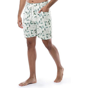 Nouveautés Ensembles de shorts décontractés de style vintage pour hommes Ensemble de shorts vierges respirants à la mode avec logo personnalisé pour l'été - Product Image 5