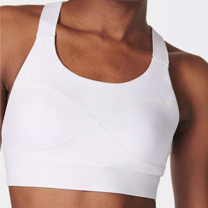 สปอร์ตบราระบายอากาศสำหรับผู้หญิงเสื้อบราออกกำลังกายเปิดไหล่ข้างเดียว - Product Image 6