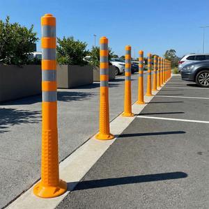 100 X 8 cm TPE Delineator Yellow Reflective Fabric with <b>Socket</b> High Visibility Traffic Control Tool - Product Image 2