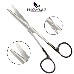 กรรไกรตัดผ้าพันแผลเมโยแบบพรีเมี่ยมใบมีดสแตนเลสคมเพื่อการตัดที่แม่นยำด้ามจับ5.5คงทน - Product Image 2