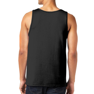 Prix d'usine 220 g/m² 100 % coton Débardeur de sport personnalisable avec logo vierge, sans manches, séchage rapide, respirant, tricoté - Product Image 4