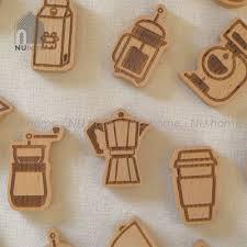 베트남에서 간단한 나무 디자인 도매 친환경 나무 냉장고 자석 - Product Image 6