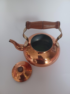 Hot Selling Functional Copper Tea Kettle With <b>Whistle</b> Top And Wide Spout For Smooth Pouring And Quick Heating Capability - Product Image 2