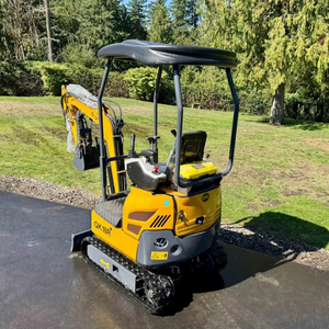 Envío gratis CFG QK18R EPA CE aprobado 1,2 Ton 13.5HP mini excavadora Eaton cilindro hidráulico núcleo Motor bomba caja de cambios PLC - Product Image 6