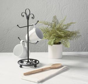 Arbre de tasse noir de haute qualité, nouveau design moderne et luxueux, quantité en vrac pour ustensiles de cuisine, vente en gros, fabriqué en inde, 2023 - Product Image 5